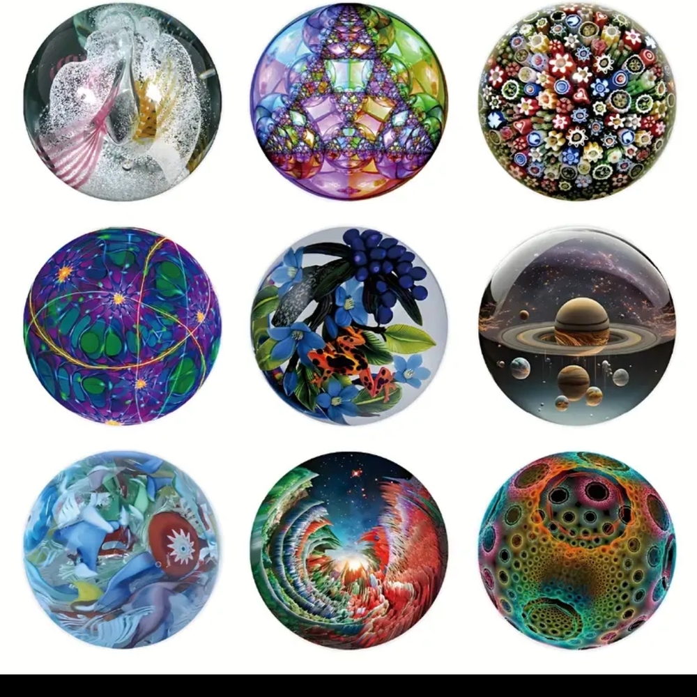 Hot Topic Vibrant Cosmic Design Stickers